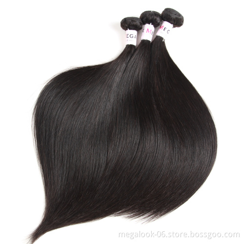 Megalook High Discounts Wholesale Single Donor Vrigin Cambodian Raw Aligned Cuticle Hair Vendors